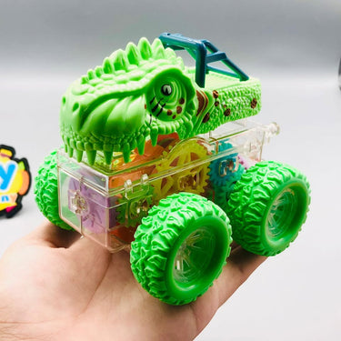 1Pc Mini Inertial Colorful Gear 4WD Dinosaur Toy